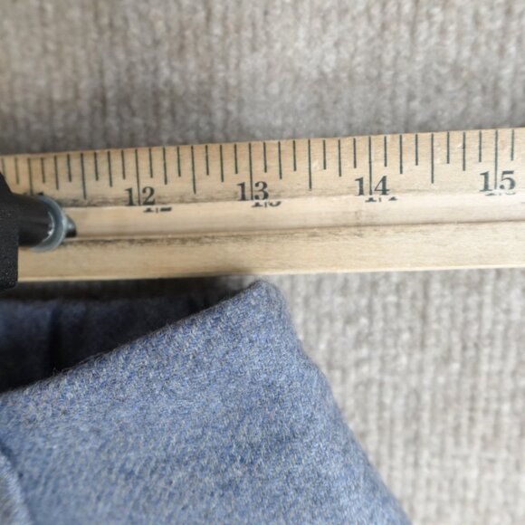 COS Womens Skirt 6 Blue Gray Solid A Line Wool Cashmere Blend - Picture 7 of 12